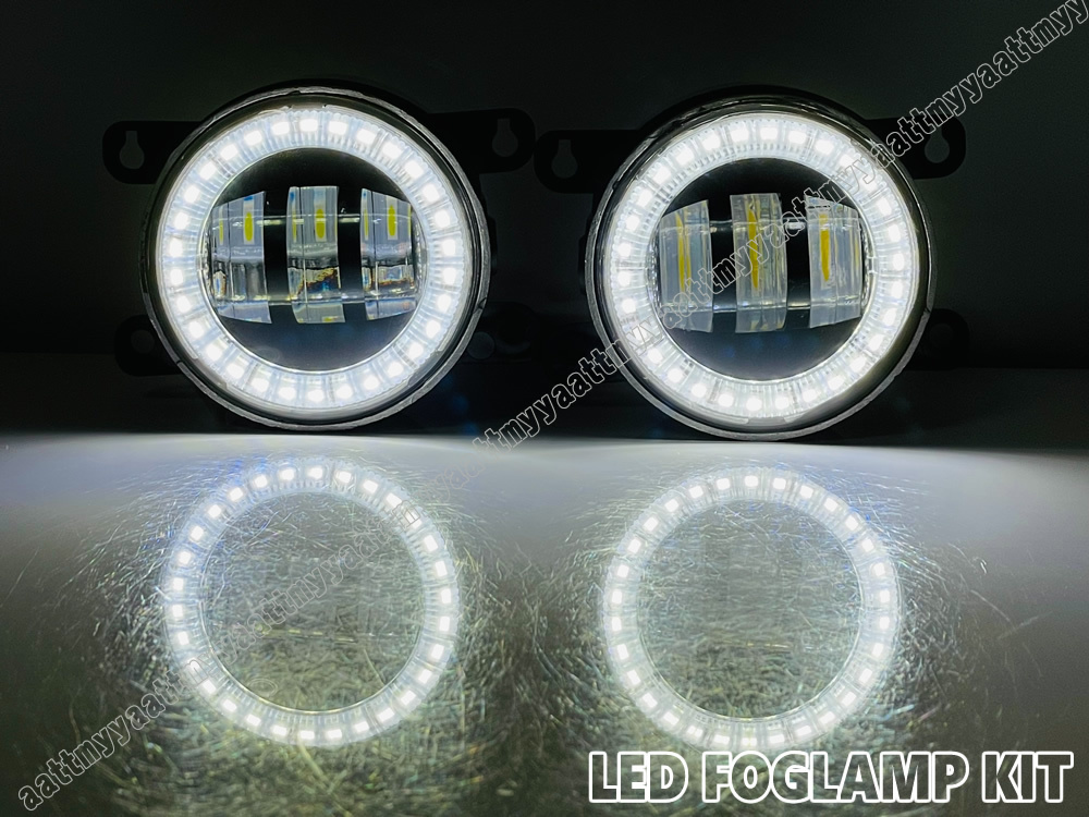 送料込 ホンダ 汎用 LED イカリング ２色切り替え フォグランプ オープニングアクション付 インサイトエクスクルーシブ ZE3 CR-V RM1 RM4