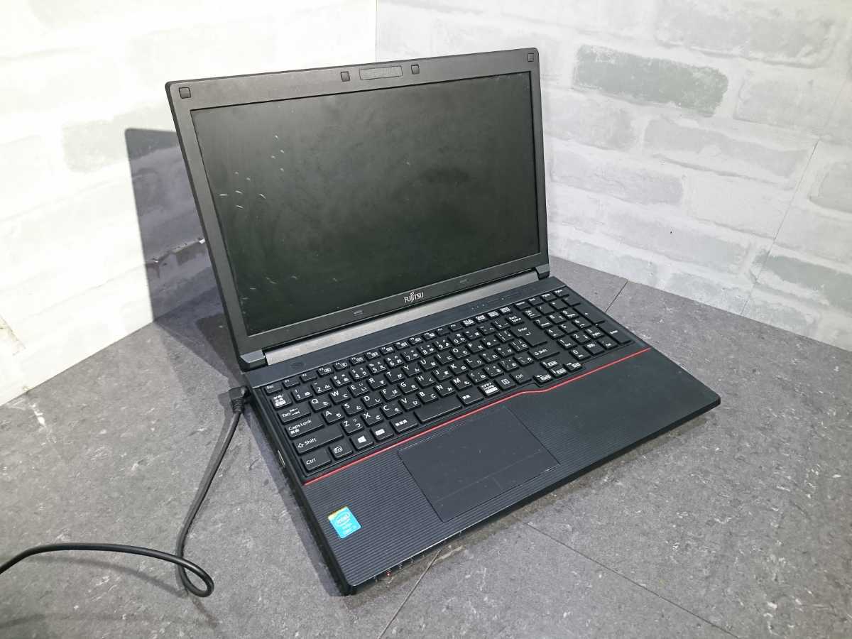 管E119 FUJITSU LIFEBOOK A574 HX CPU core i3-4000M HDD無し、メモリー無し、バッテリー有り、通電OK