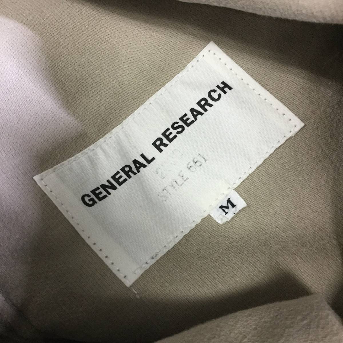 ほぼ未使用 GENERAL RESEARCH ジェネラルリサーチ ハーフパンツ Mサイズ 2000年 STYLE661