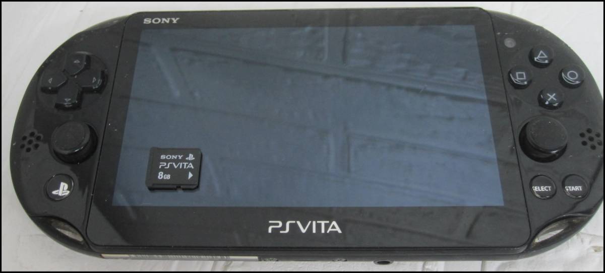XN3168f 動作OK SONY PS VITA PSVita PCH-2000 本体・SDカードブラック 
