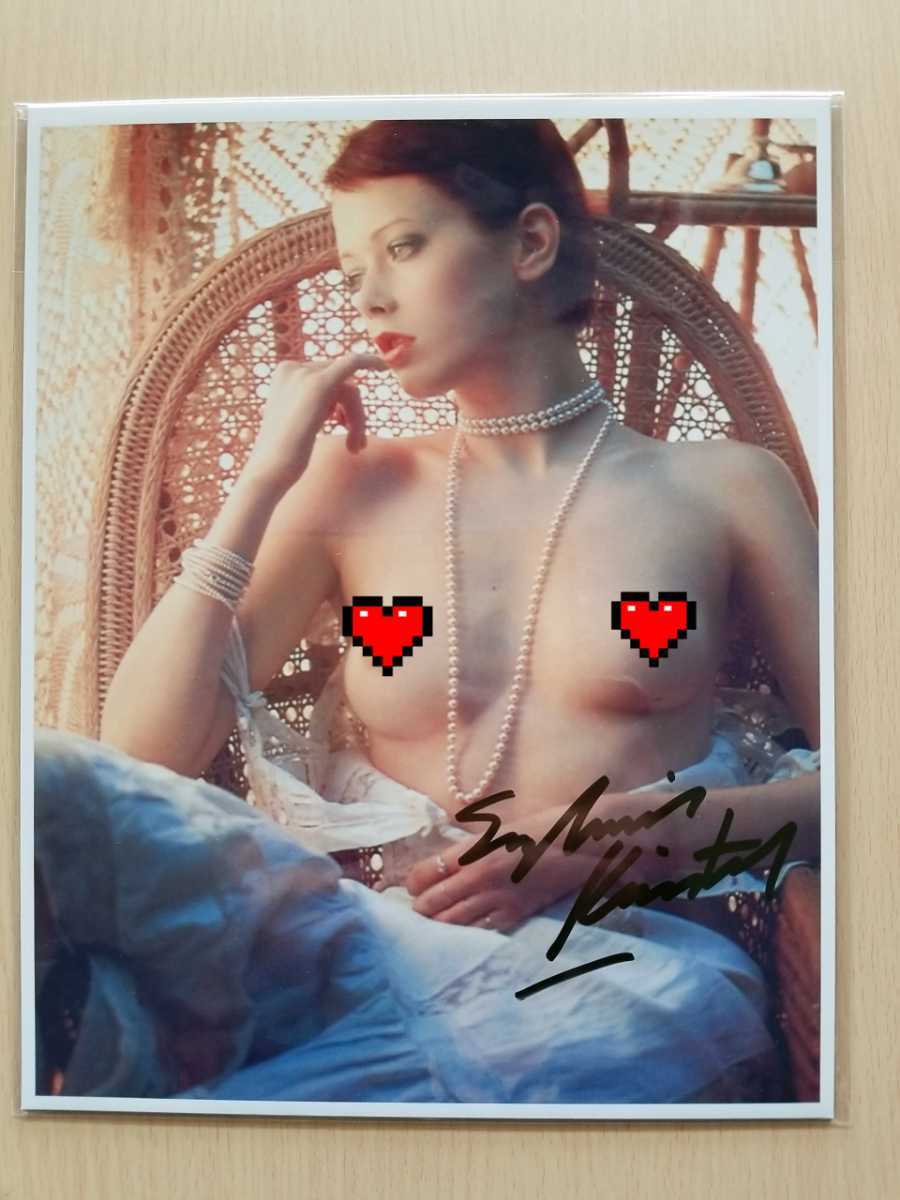 ■シルビア・クリステル/Sylvia Kristel■【直筆サイン入り写真①】◆エマニエル夫人◆『認定書COA付属』○新品未開封○_画像1