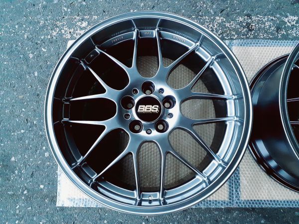 ■送料無料■定価￥594000-■ガリ傷なし■鍛造■BBS RG-R DB 19インチ 8.5j9.5j PCD114.3-5H レクサス IS GS セルシオ クラウン マジェスタ_画像5