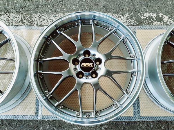 ■送料無料■定価￥774400-■ガリ傷なし■鍛造■BBS RS-GT 20インチ 8.5j PCD120-5H レクサス LS BMW 5シリーズ 7シリーズ X3_画像3