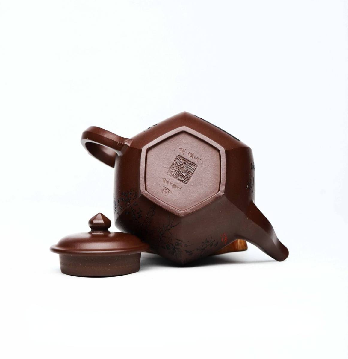 ティーポット大容量 宜興紫砂壺 芸術品 耐熱土瓶 高級感 貴重な プレゼント ギフト 煎茶道具 茶杯 茶道 中国の陶磁器 プレゼント lh816_画像9