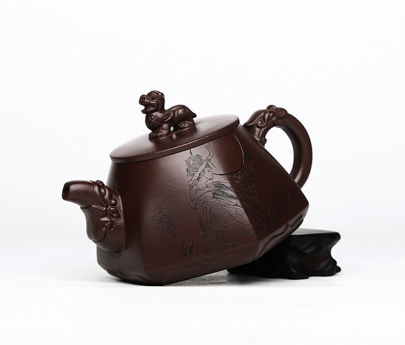 ティーポットおしゃれ 紫砂茶壺 耐熱 土瓶 湯飲み 茶器 きゅうす 急須 おしゃれ 中国製 焼き物 ティーポット おすすめ お茶 逸品 lh811_画像9