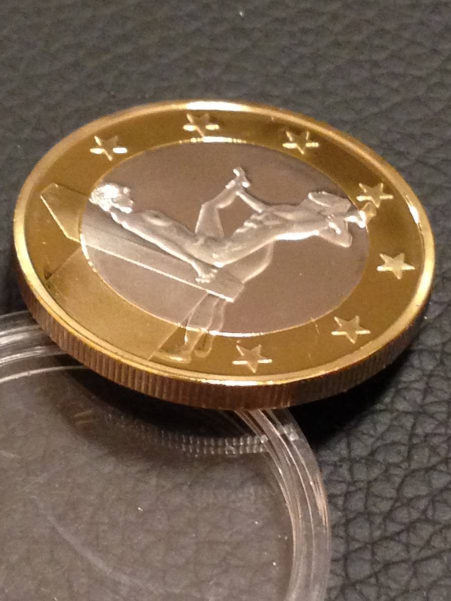 H50-7 海外丸形記念金 銀２色コイン メダル ドイツ体位コイン 参考品1 