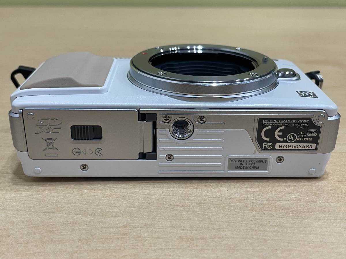 16841】美品 オリンパス OLYMPUS PEN mini E-PM2 ダブルズームキット