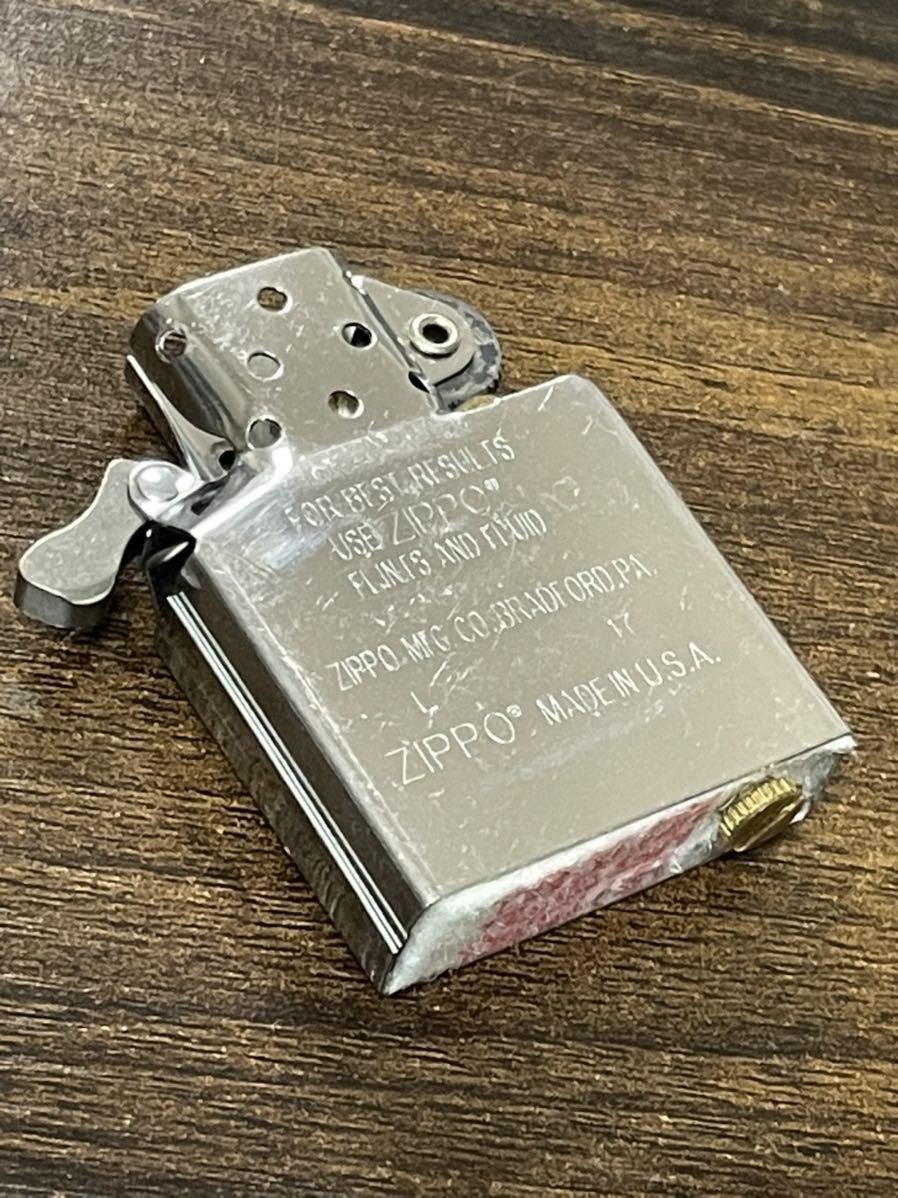 zippo Seven Stars 1935REPLICA セブンスター 1935レプリカ 2017年製 限定品 七連星 外ヒンジ シルバー 当選品  前面刻印 デットストック