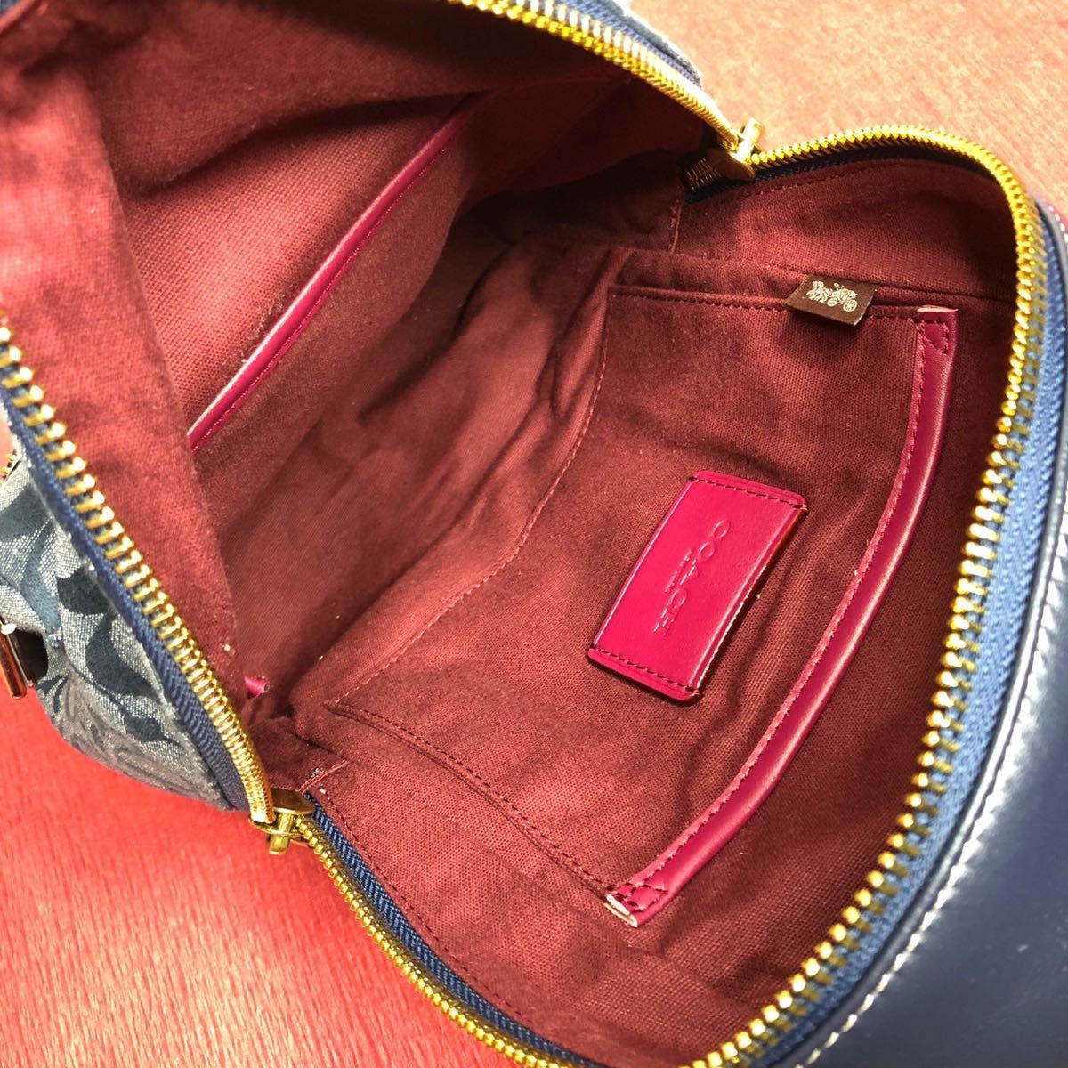 COACH コーチ ボディーバッグ デニム 新品 シグネチャー 新作 大人気
