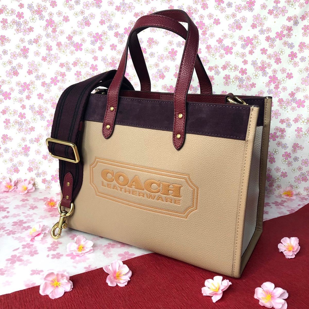 COACH コーチ フィールド トートバッグ 新品未使用 ロゴ お洒落 2way