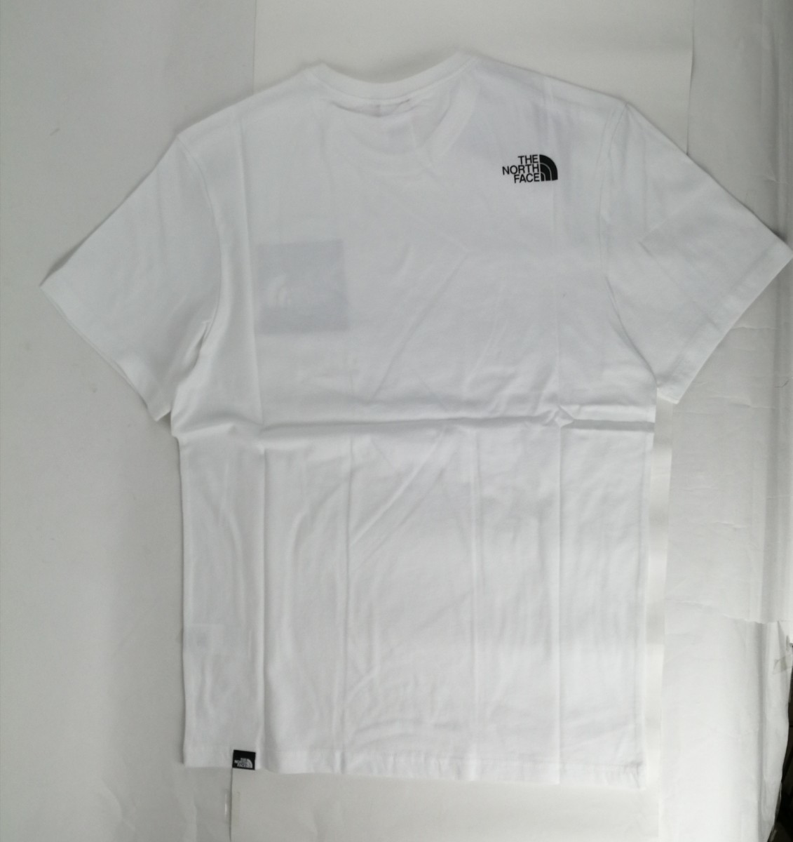 (新品未使用) ノースフェイス Tシャツ ボックス ロゴ ホワイト S　サイズ