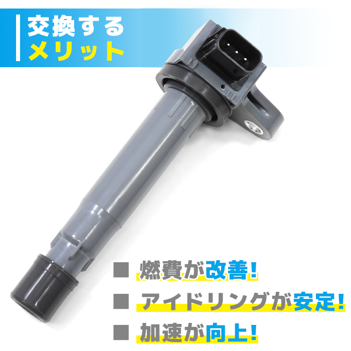 ホンダ ライフ JB2 イグニッションコイル 3本 保証付 純正同等品 3本 30520-RGA-004 30520-RCA-A01 互換品 スパークプラグ_画像2