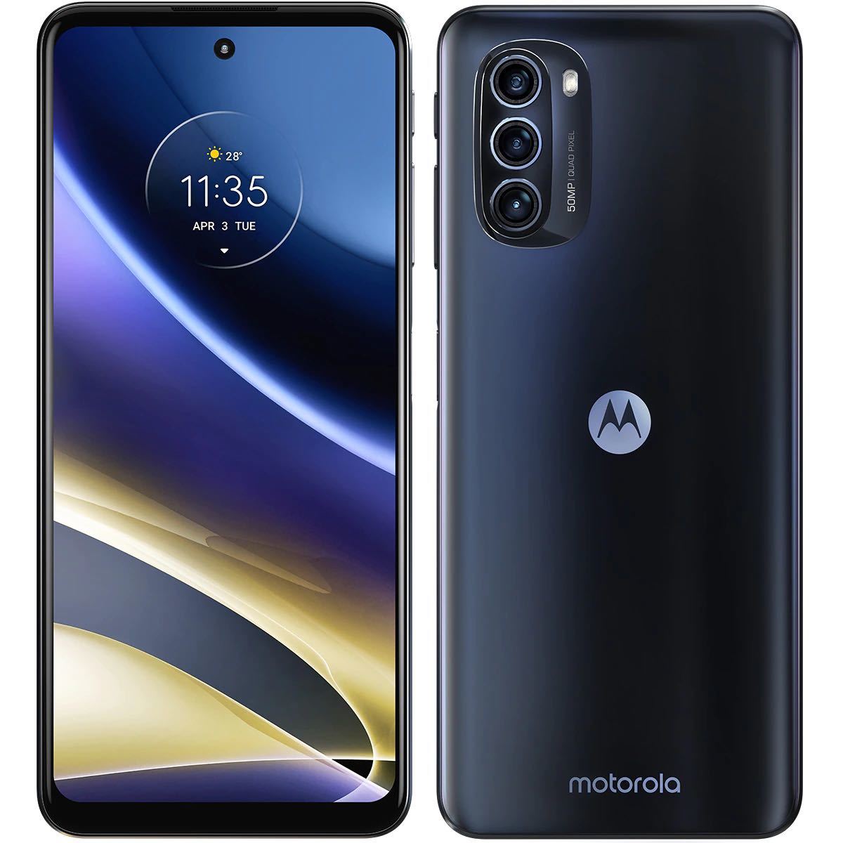 Motorola moto g52j 5G インクブラック ガラスフィルムおまけ SIM