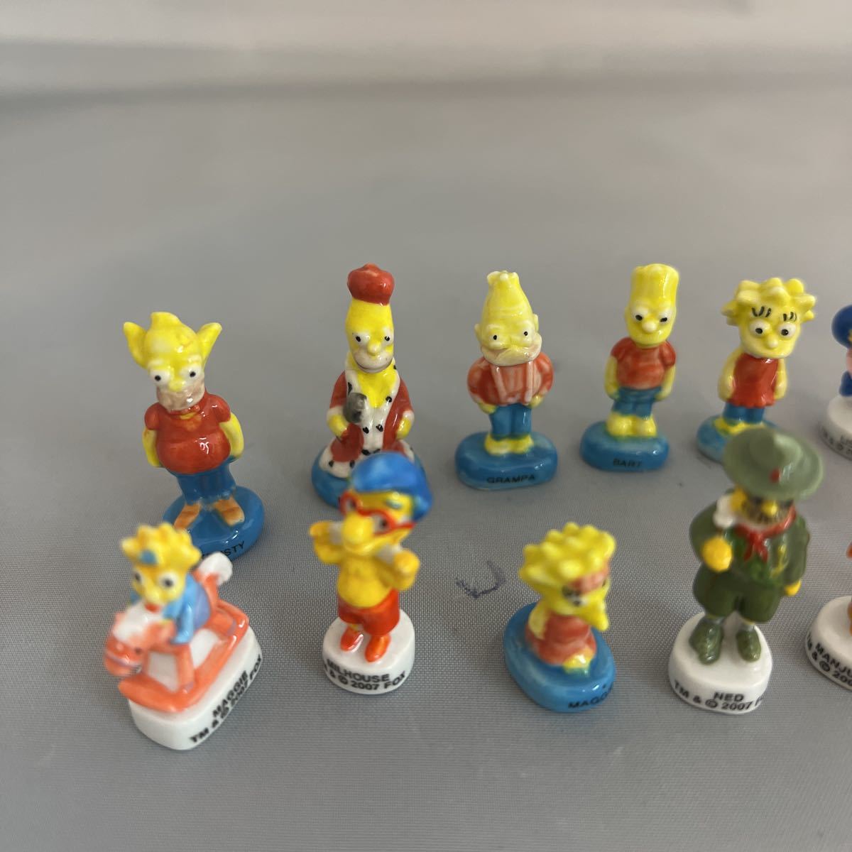 ビンテージSIMPSONS ファミリー陶器20体セット_画像2