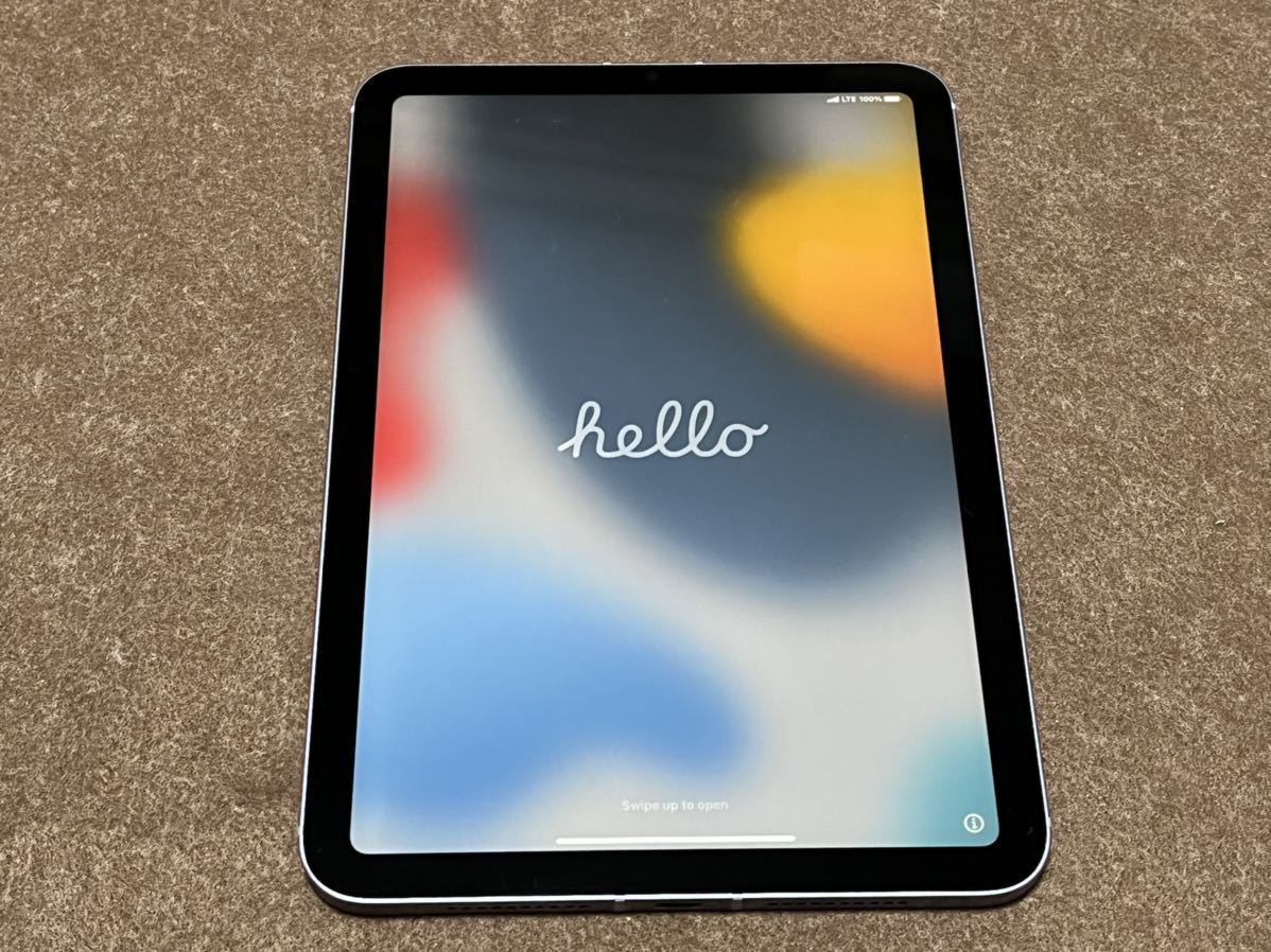 Apple iPad mini 第6世代 256GB パープル Wi-Fi+Cellular SIMフリー