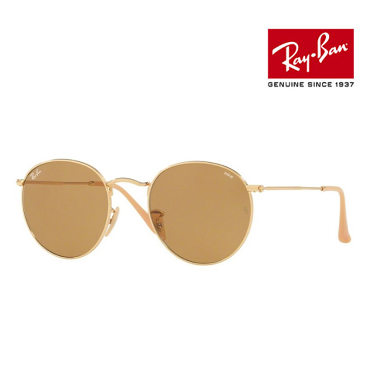 Rayban レイバン サングラス RB3447 112/51 50サイズ ROUND METAL ラウンドメタル マットゴールド rb3447-112-5150_画像1