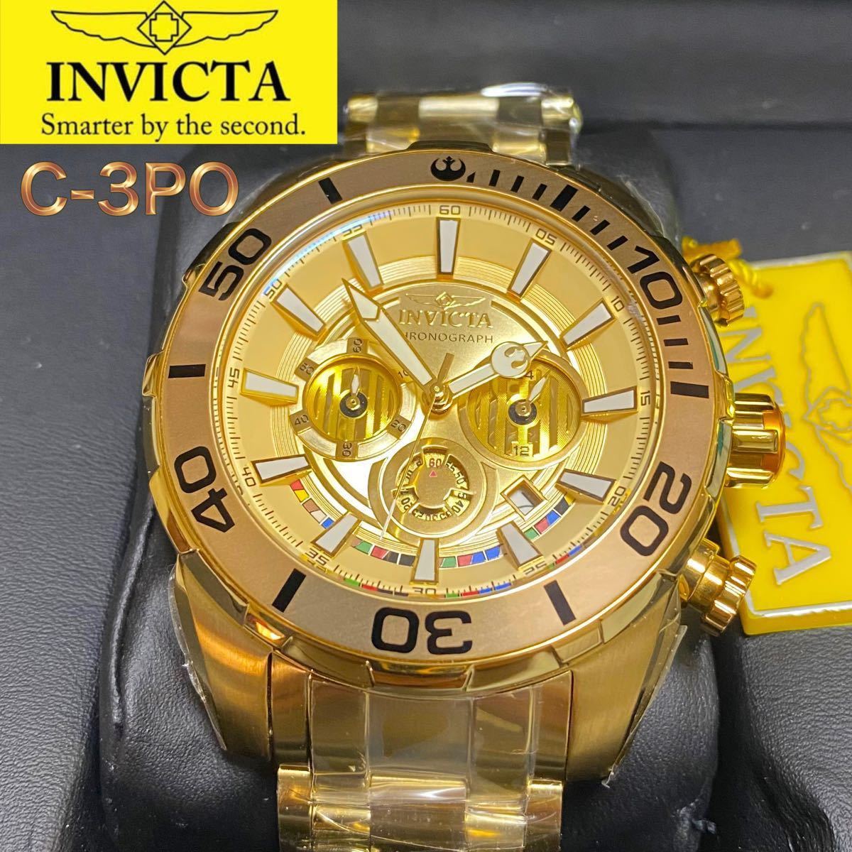 Invicta C-3PO インビクタ スターウォーズ 35068 クロノグラフ メンズ腕時計