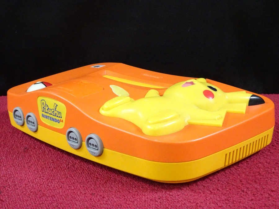 NINTENDO NUS-101 N64 ニンテンドウ64 ピカチュウ 本体 拡張パック装着