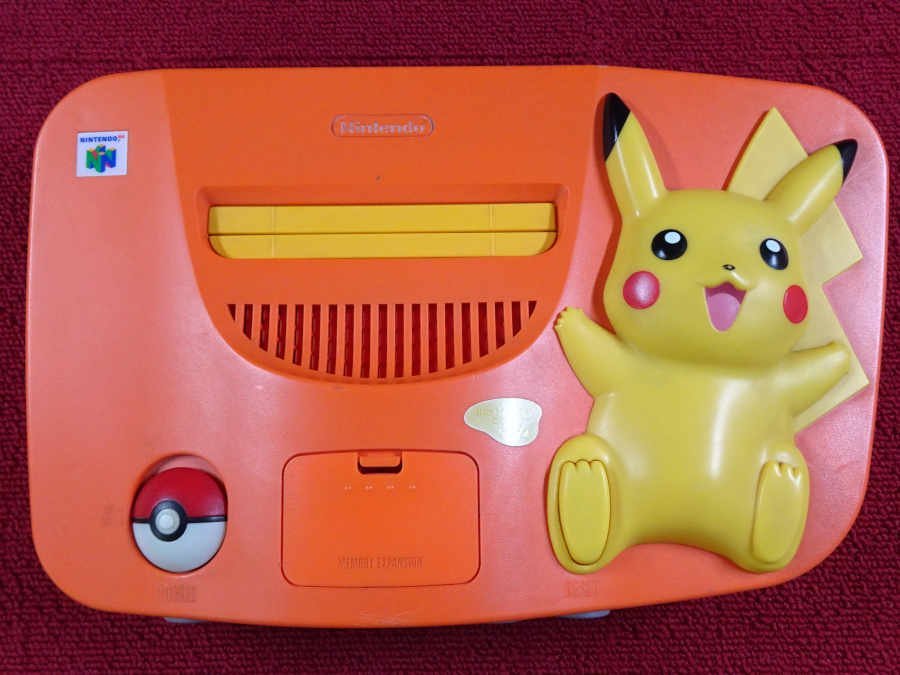 NINTENDO NUS-101 N64 ニンテンドウ64 ピカチュウ 本体 拡張パック装着