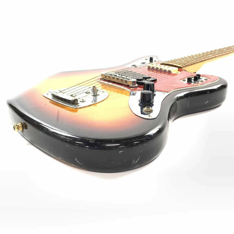 Fender Japan フェンダー JAGUAR エレキギター Seymour Duncanピックアップ搭載 シリアルNo.O059251 サンバースト系★現状品_画像3