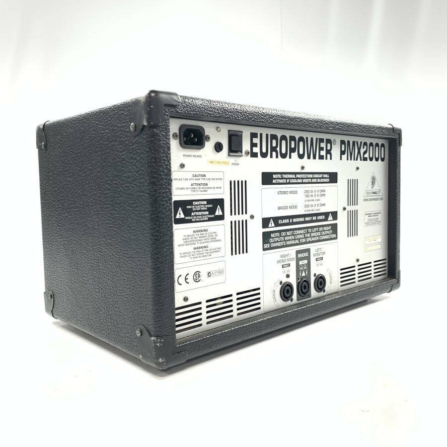 Yahoo!オークション - BEHRINGER EUROPOWER PMX2000 パワード Yahoo!オークション - BEHRINGER EUROPOWER PMX2000 パワード