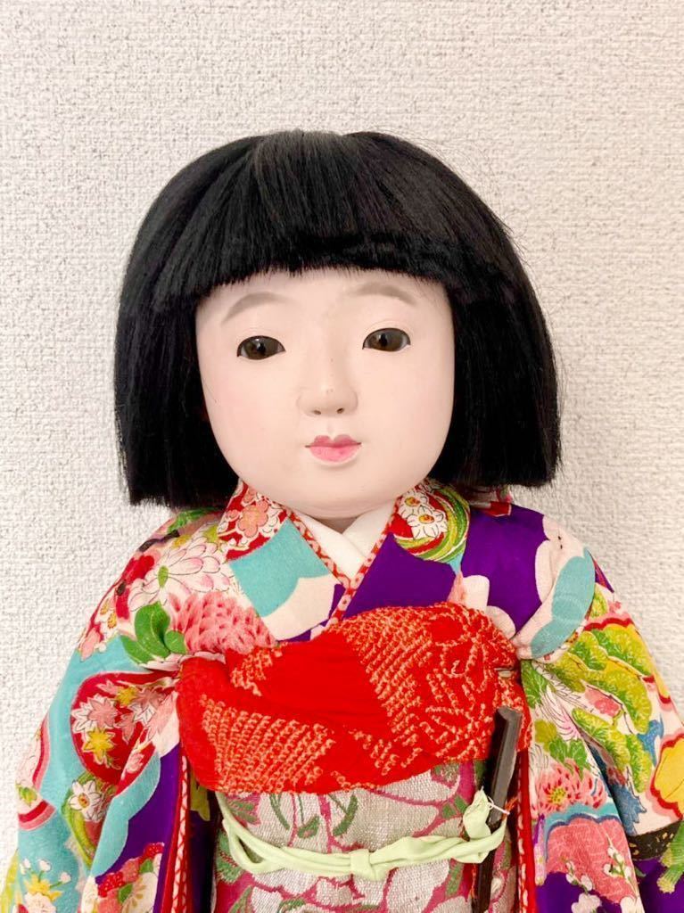 市松人形 光龍斎 53㎝ 瀧澤光龍斎 アンティーク 玩具 雛人形 市松人形 光龍斎 53㎝ 瀧澤光龍斎 アンティーク 玩具 雛人形