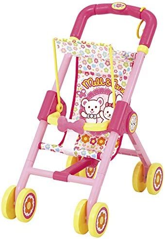■メルちゃんのいもうと+おせわだいすきベビーカー■ メルちゃん お人形セット メルちゃんのいもうと おめめぱちくりネネちゃん入門セット 5