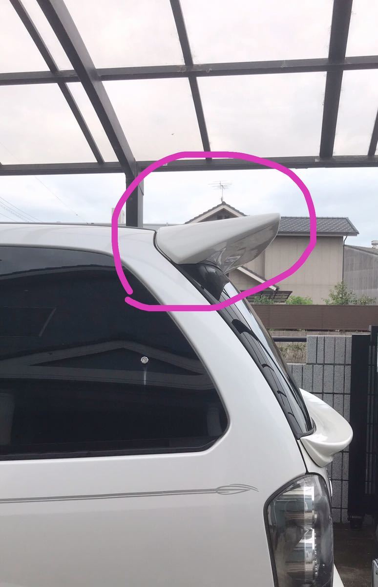 マツダ MPV LW リアゲートスポイラー リアウイング バックドア