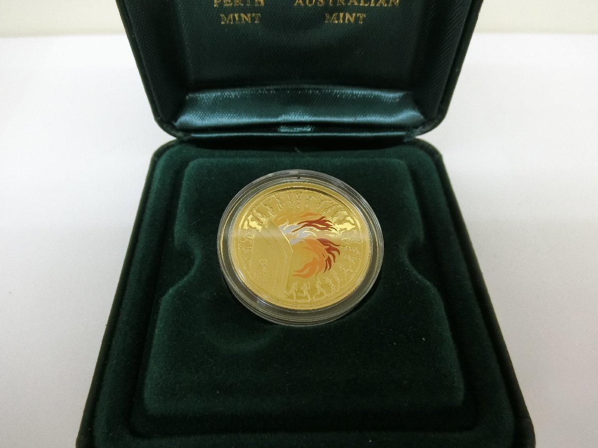 2000年 シドニーオリンピック公式記念コイン 金貨 聖火 G7-34◎ 2000年 シドニーオリンピック公式記念コイン 金貨 聖火 G7-34◎