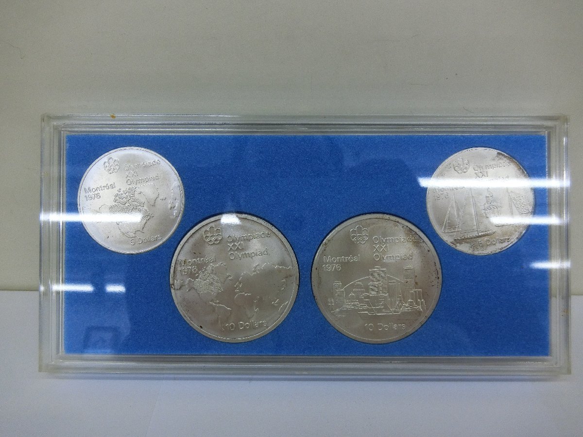 第21回オリンピック モントリオール大会 記念銀貨 ４枚セット 1976年 