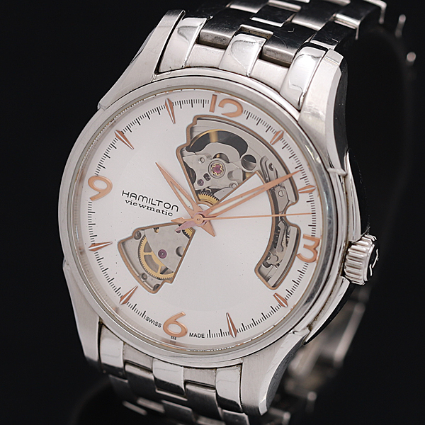 木造 HAMILTON ハミルトン ジャズマスター H325650 ATブラウン文字盤