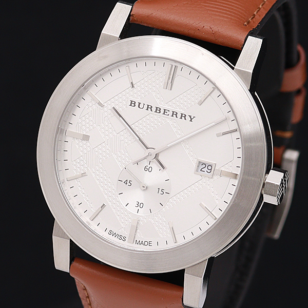 【動作OK】BURBERRY バーバリー 腕時計 BU9904 スモセコ