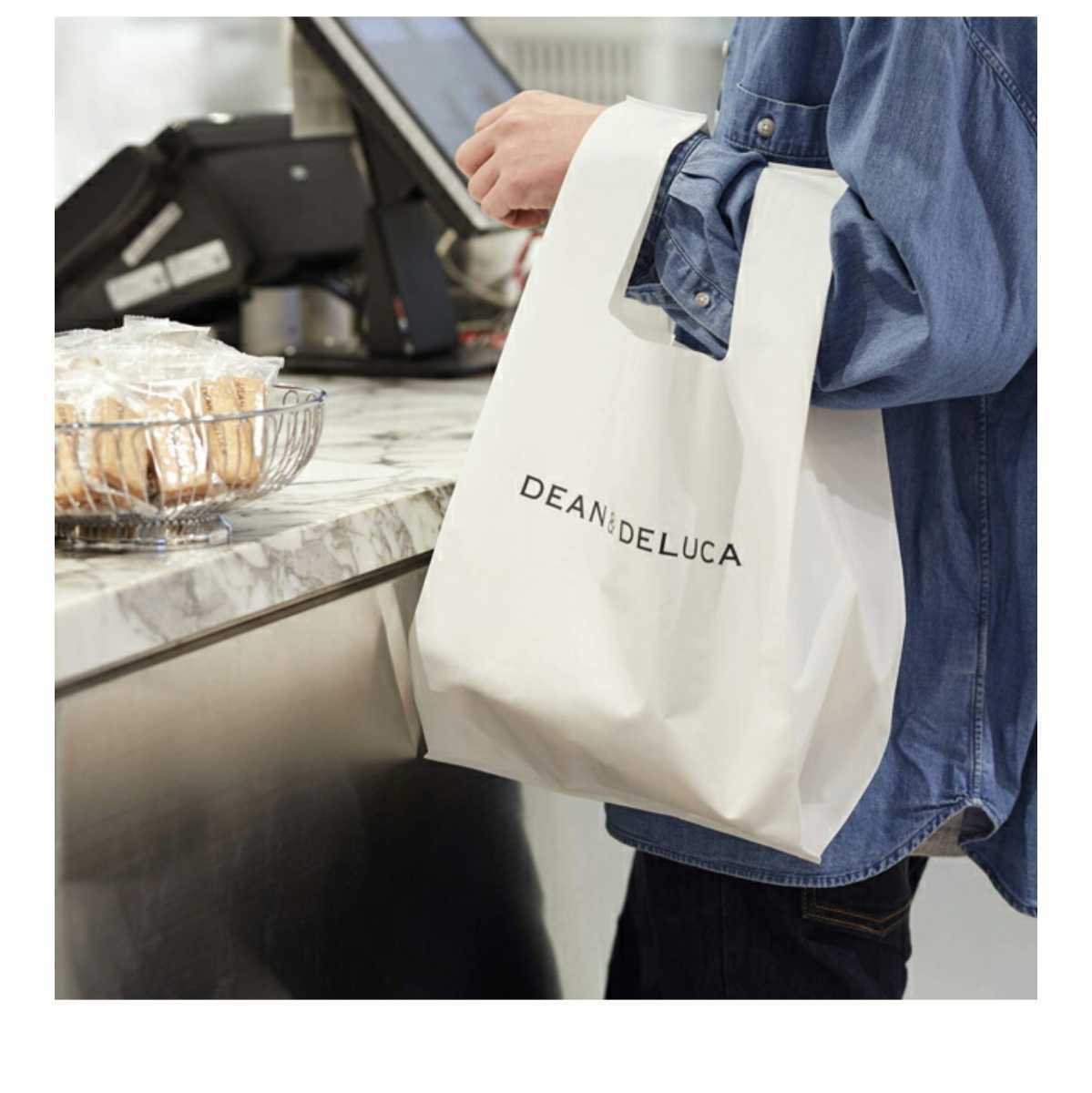 DEAN&DELUCA ミニマムエコバッグ ホワイト ディーン&デルーカ トートバッグ 買い物バッグ エコバック 折りたたみ コンパクト 白 正規品