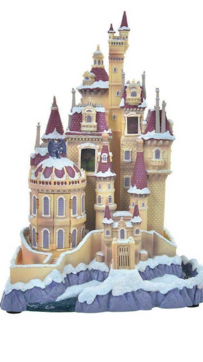 即決送料込 美女と野獣 フィギュア 城 Disney Castle Collection