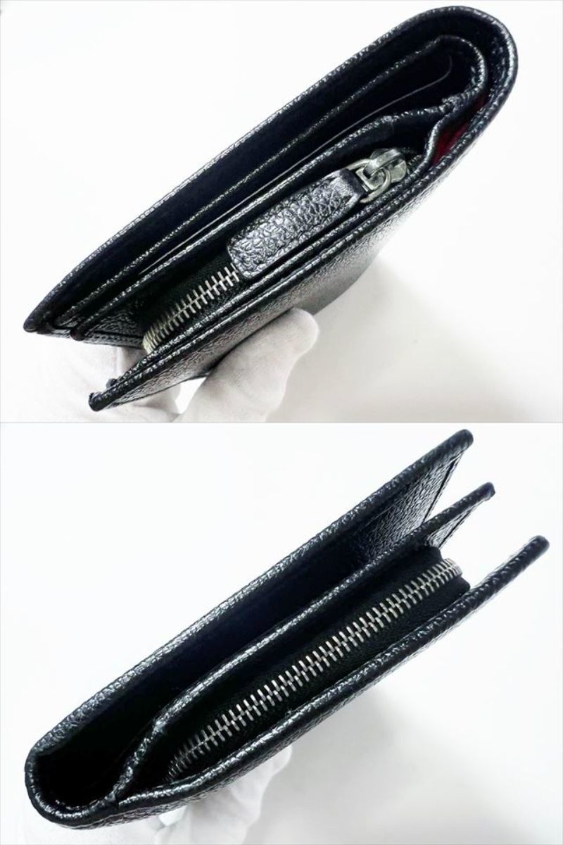 ほぼ未使用 美品 BVLGARI ブルガリ コローレ 二つ折り 長財布 ロゴ