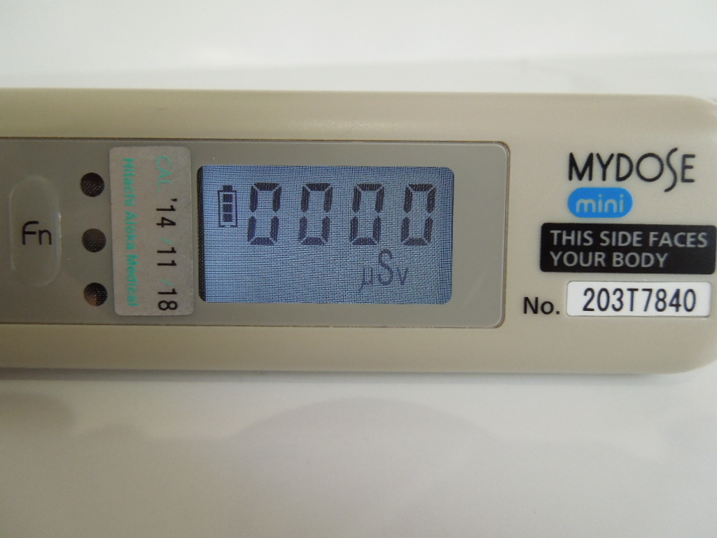 ALOKA ポケット線量計 MYDOSE mini PDM-222VC 4