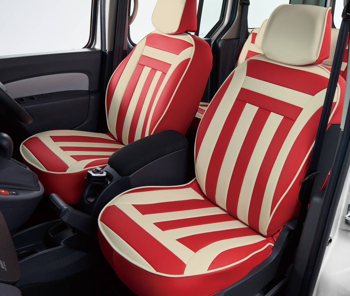 ルノー カングー 純正品CABANA製シートカバー ボーダーデザイン ...