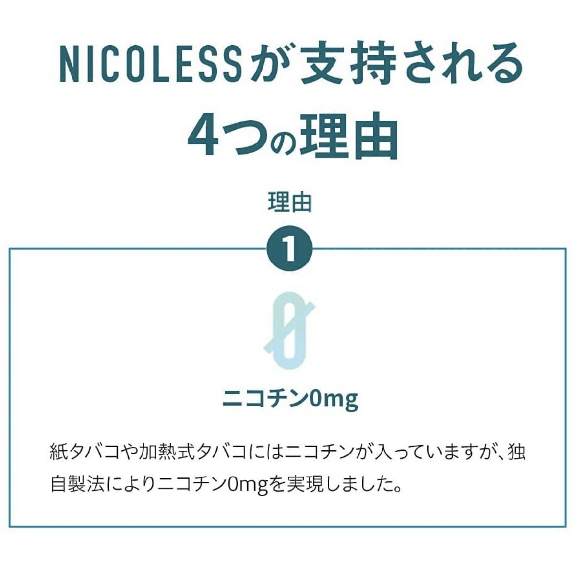 100箱 ニコレス メンソール 送料無料 送料込 新品 未使用 未開封 NICOLESS 2000本 10カートン分 