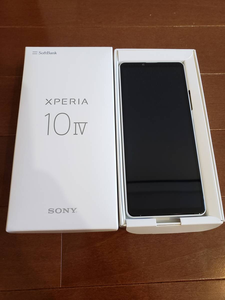 スマートフォン/携帯電話 スマートフォン本体 Xperia 10 IV ホワイト 128GB 白 Softbank 送料無料 新品 未使用 SIM 
