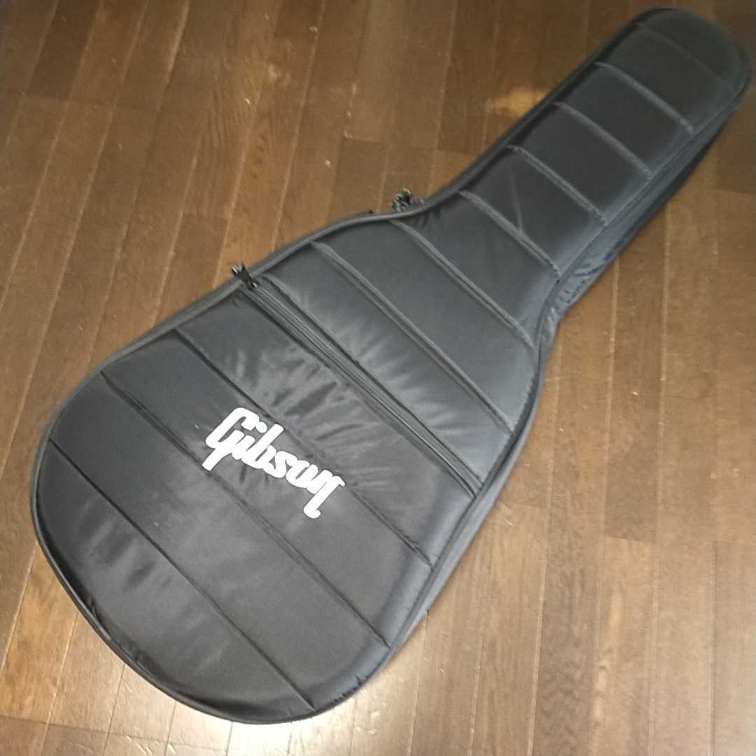 【美品】Gibson ギブソン J-200付属の非売品 セミソフトケース ギグバッグ セミハードケース 黒