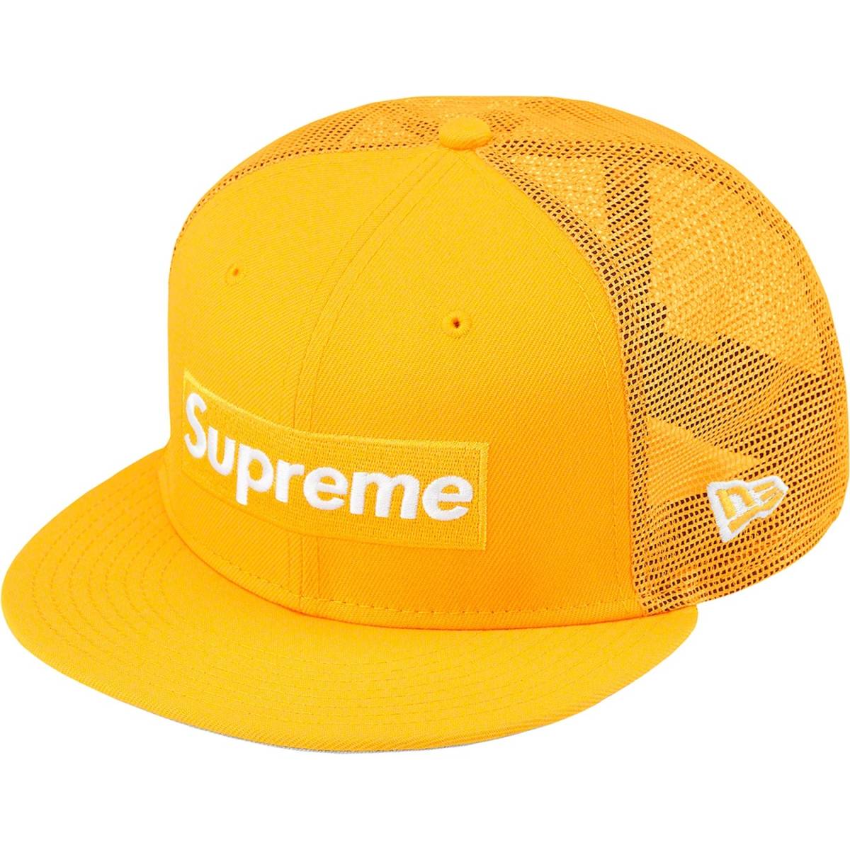 新品未着用】Supreme Box Logo Mesh Back New Era Yellow 7-5/8(60.6cm) 22SS  国内正規品付属品完備メッシュキャップ帽子ボックスロゴ的詳細資料| YAHOO!拍賣代標| FROM