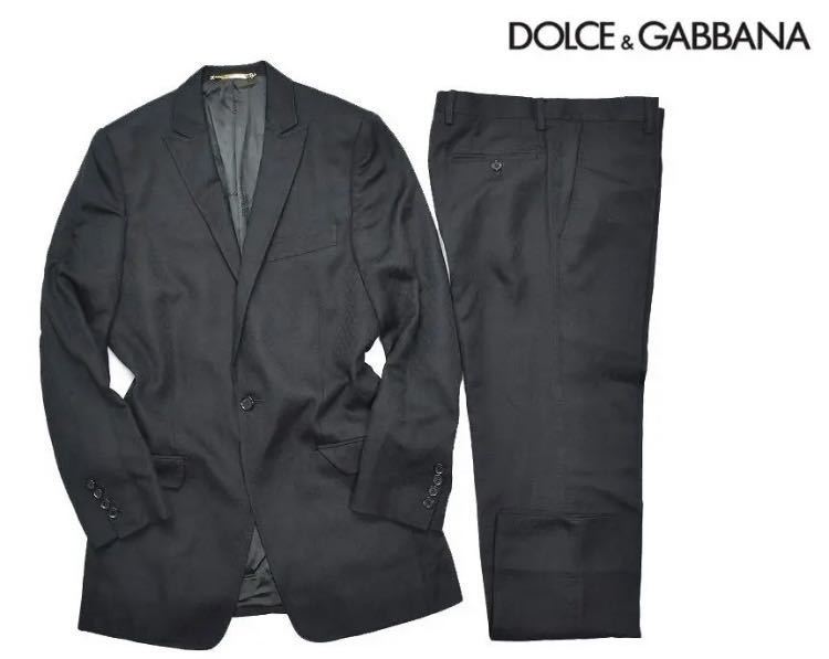 レア？！☆ DOLCE \u0026 GABBANA パイピング装飾デザインスーツ 黒 M
