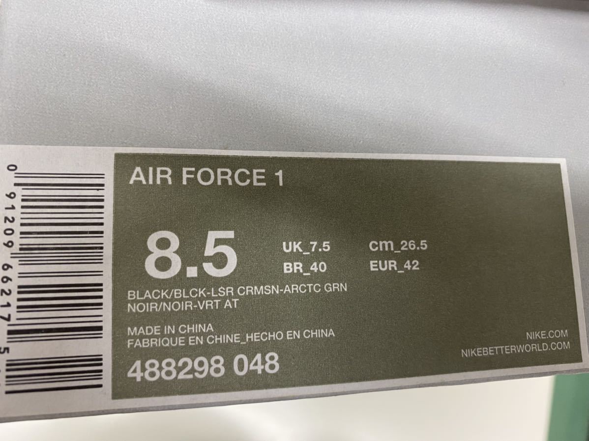 2014 NIKE AIR FORCE 1 YEEZY US8.5 新品 488298-048_画像8