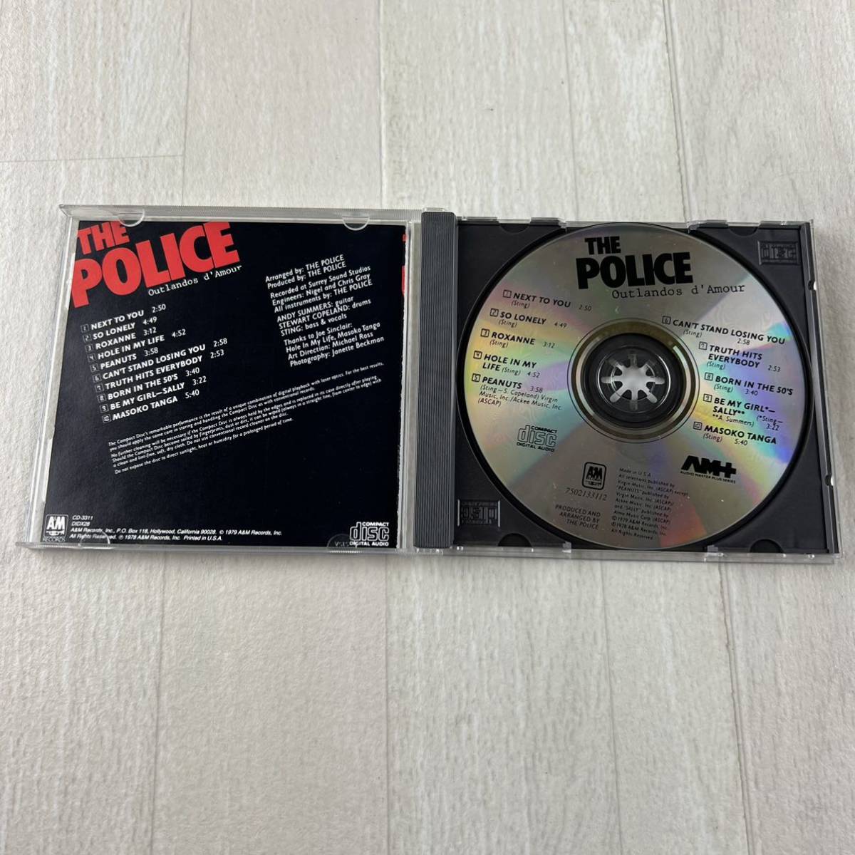 C11 THE POLICE / OUTLANDOS D’AMOUR CDの画像2