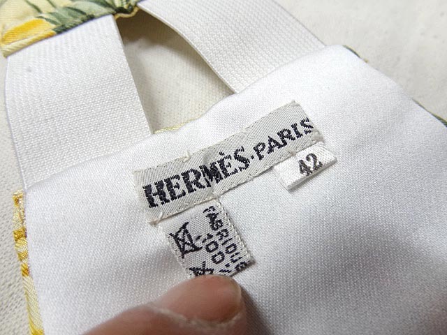 HERMES エルメス フランス製 希少 シルク スカーフ 総柄 生地 カマーベルト オーバー ベルト ユニセックス フリー サイズ 金具 バックル_画像3