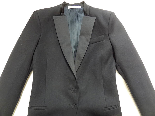 BALENCIAGA PARIS Balenciaga Paris no color kata way Chesterfield coat black black Italy made size 38 wool rayon poly- 