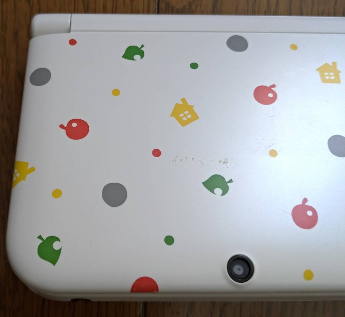 ニンテンドー3DS LL とびだせ どうぶつの森パック 限定カラー 中古品 スティック破損 本体に不具合なし タッチペン SDカード付き 送料無料