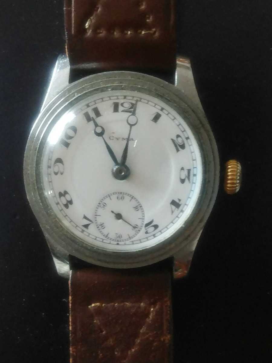  antique CYMA( Cima ) small second hand winding wristwatch 