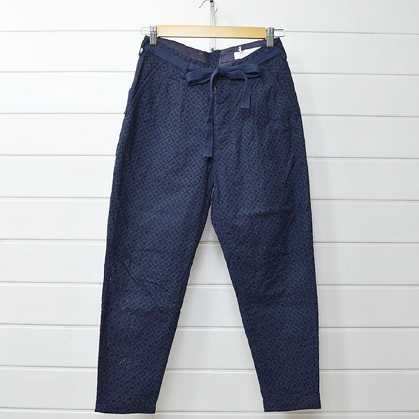 asi- Don k loud trousers flow tapered pants XS navy ASEEDONCLOUDl9l0809*A
