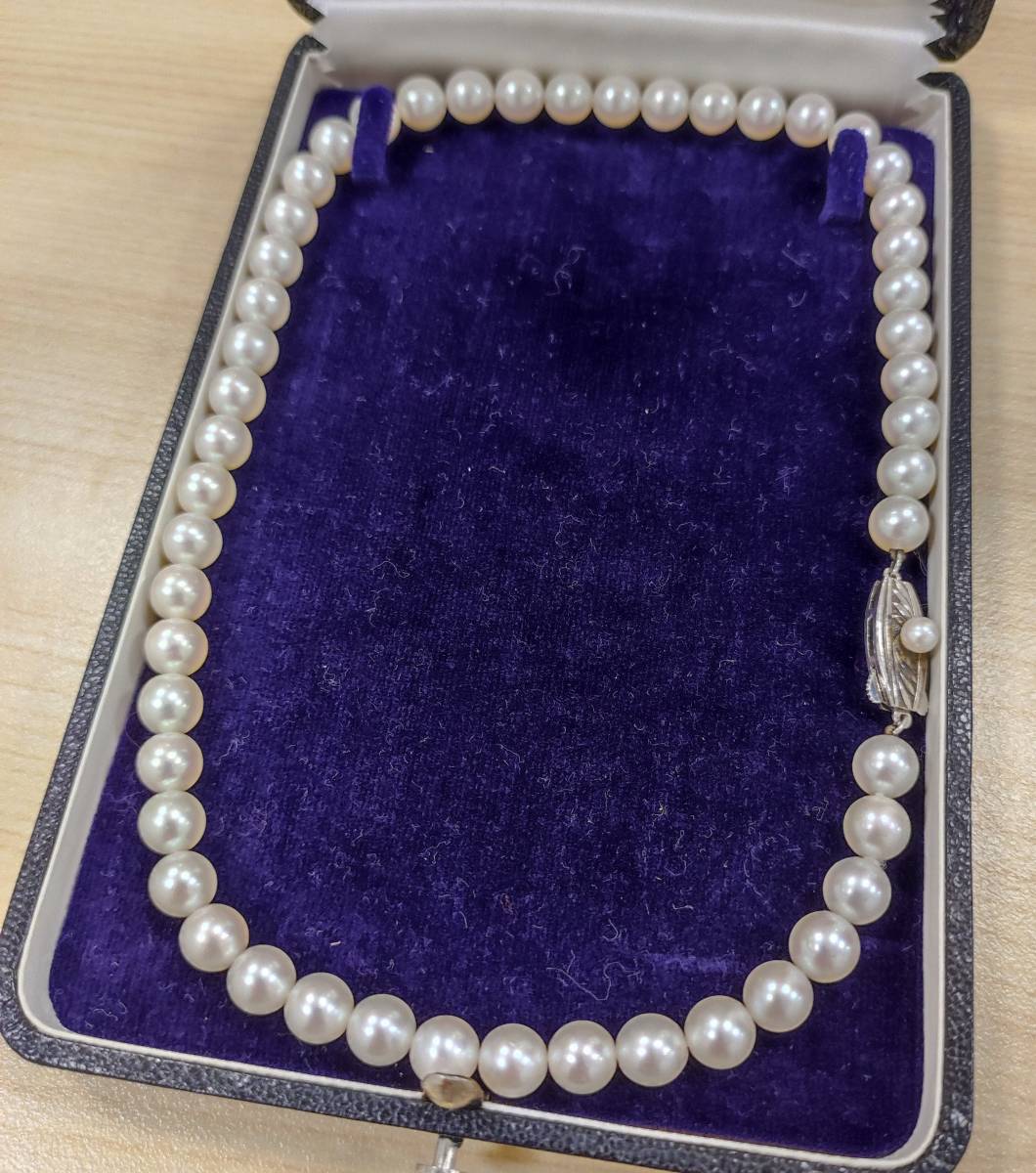 MIKIMOTO ミキモト M SIL刻印 真珠 パール ネックレス 約7mm MIKIMOTO ミキモト M SIL刻印 真珠 パール ネックレス 約7mm